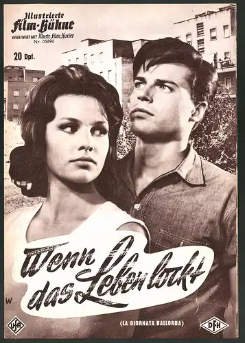 Filmprogramm IFB Nr. 05890, Wenn das leben lockt, Jean Sorel, Lea massari, Regie Mauro Bolognini