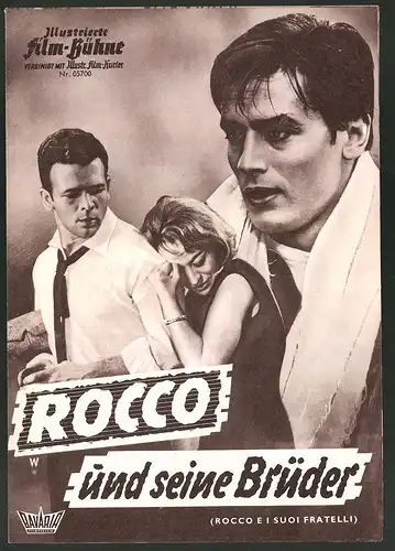 Filmprogramm IFB Nr. 05700, Rocco und seine Brüder, Alain Delon, Annie Giradot, Regie Luchino Visconti