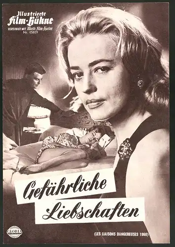 Filmprogramm IFB Nr. 05829, Gefährliche Liebschaften, Jeanne Moreau, Gerard Philipe, Regie Roger Vadim