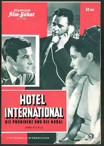 Filmprogramm IFB Nr. S 6580, Hotel International, Die Prominenz und die Moral, Elizabeth Taylor, Richard Burton