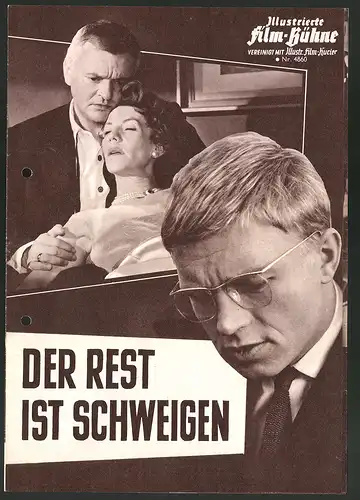 Filmprogramm IFB Nr. 4860, Der Rest ist Schweigen, Hardy Krüger, Peter van Eyck, Ingrid Andree, Regie Helmut Käutner