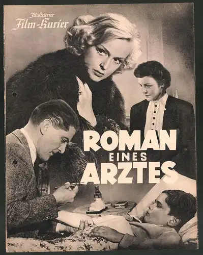 Filmprogramm IFK Nr. 2996, Roman eines Arztes, Albrecht Schoenhals, Camilla Horn, Regie Jürgen von Alten