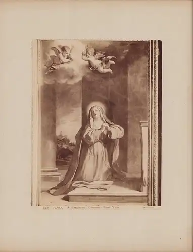 Fotografie Anderseon, Roma-Rom, S. Margherita, Guercino - Pinac. Vatic., Grossformat 39 x 31cm