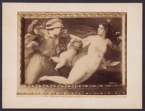 Fotografie Gemälde Diana che caccia Venere di Lorenzo Lotto Gall., Rospigliosi, Grossformat 32 x 24cm