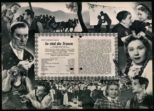 Filmprogramm IFB Nr. 642, Der Dorfmonarch, So sind die Frauen, Joe Stöckel, Elise Aulinger, Regie Joe Stöckel