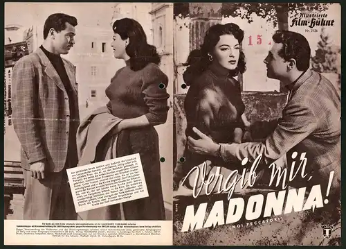 Filmprogramm IFB Nr. 2126, Vergib mir Madonna!, Yvonne Sanson, Steve Barclay, Regie Guido Brignone