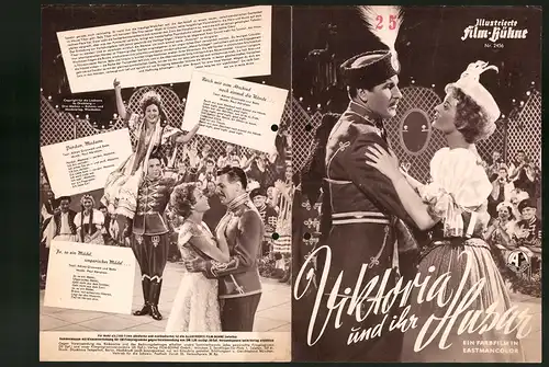 Filmprogramm IFB Nr. 2456, Viktoria und ihr Husar, Eva Bartok, Frank Felder, Georg Thomalla, Regie Rudolf Schundler