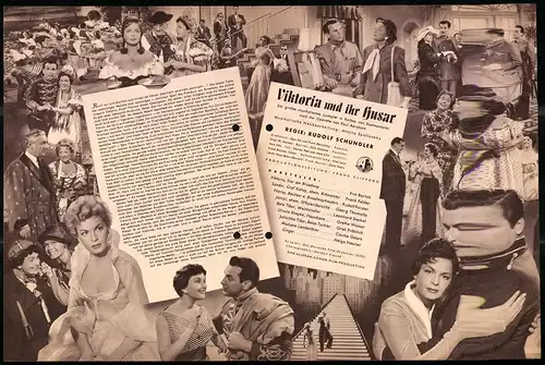 Filmprogramm IFB Nr. 2456, Viktoria und ihr Husar, Eva Bartok, Frank Felder, Georg Thomalla, Regie Rudolf Schundler