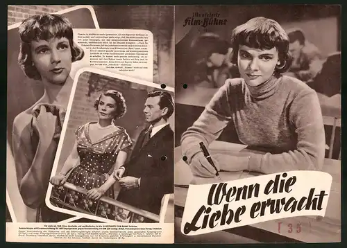 Filmprogramm IFB Nr. 2114, Wenn die Liebe erwacht, Sickan Carlsson, Pia Skoglund, Stig Olin, Regie S. Bauman