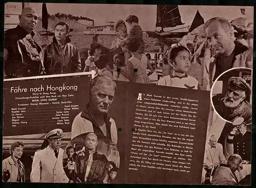 Filmprogramm Neues Filprogramm Nr. 1650, Fähre nach Hongkong, Curd Jürgens, Orsen Wells, Regie Lewis Gilbert