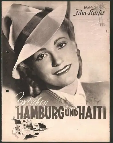 Filmprogramm IFK Nr. 3155, zwischen Hamburg und Haiti, Gustav Knuth, Gisela Uhlen, Walter Franck, Regie Erich Waschneck