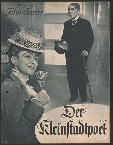 Filmprogramm IFK Nr. 3150, Der Kleinstadtpoet, Paul Kemp, Wilfried Seyferth, Edith Oss, Regie Josef von Baky