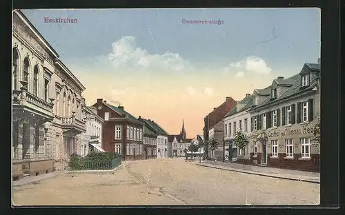 AK Euskirchen, Commernerstrasse mit Gasthof von Tillmann Heeg