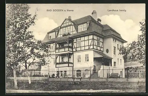 AK Bad Sooden a. Werra, Hotel Landhaus Immig