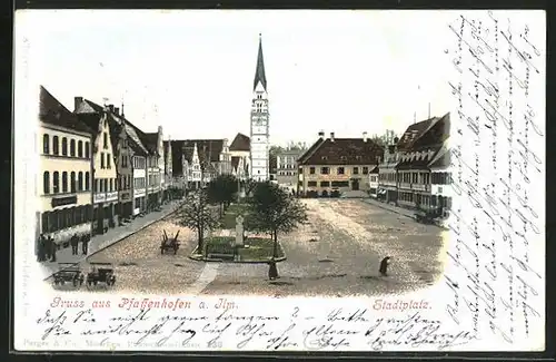 AK Pfaffenhofen am Ilm, Stadtplatz