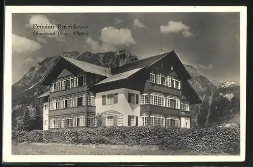 AK Oberstdorf, Hotel u. Pension Rosenkranz