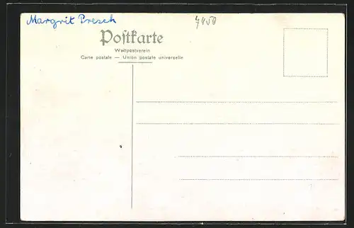 Lithographie Bisingen, Burg Hohenzollern bei Sonnenaufgang