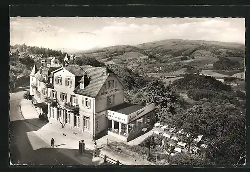 AK Lindenfels / Odw., Kurhotel-Café Auguste Viktoria