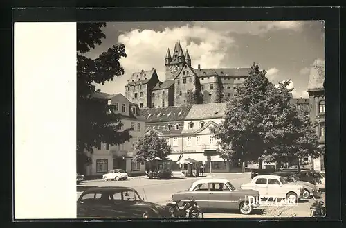 AK Diez / Lahn, Ortspartie mit Geschäft und Kiosk