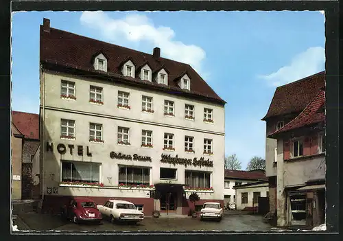 AK Uffenheim / Mfr., Hotel Grüner Baum