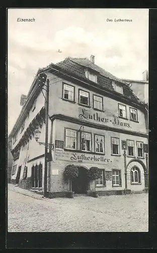 AK Eisenach, Lutherhaus mit Luther-Keller