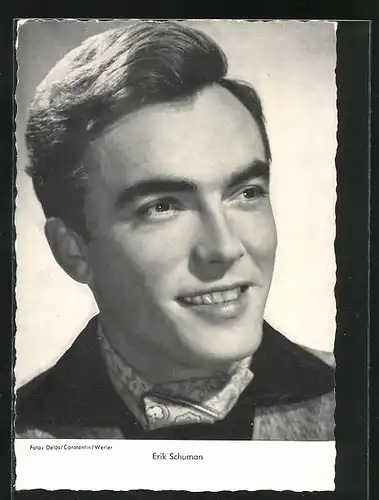 AK Grünwald, Schauspieler Erik Schumann, Geb. 1925, Perlacherstrasse 6a