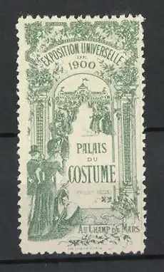 Reklamemarke Champ-de-Mars, Exposition Universelle 1900, Palais du Costume