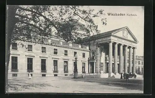 AK Wiesbaden, Blick zum Kurhaus