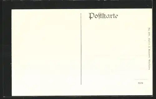 AK Wiesbaden, Neues Curhaus mit Blumengarten