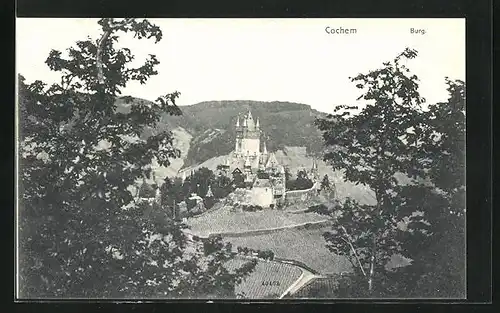 AK Cochem, Totalansicht der Burg