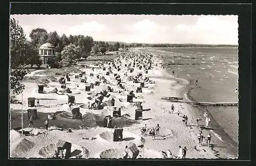 AK Scharbeutz, Strandleben am Musikpavillon