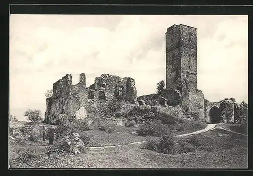 AK Königstein i. Taunus, Ruine im Sonnenlicht