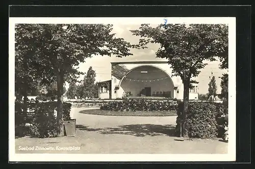 AK Zinnowitz, Konzertplatz im Sonnenschein