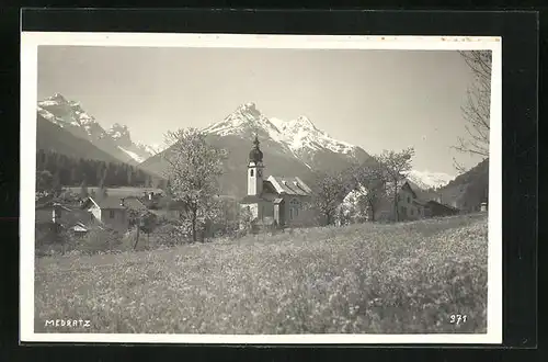 AK Medratz, Ortspartie mit Kirche