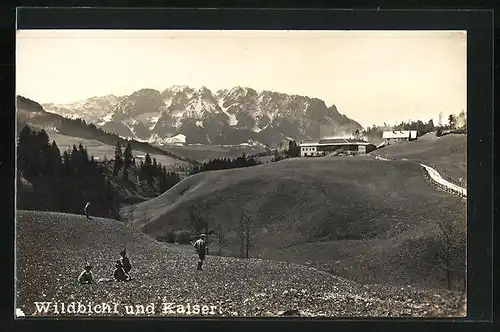 AK Wildbichl, Teilansicht und Kaiser