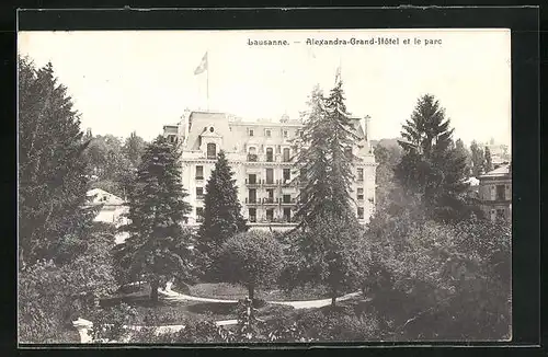 AK Lausanne, Alexandra-Grand-Hotel et le parc