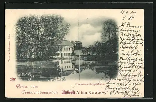 AK Alten-Grabow, Commandanturgebäude