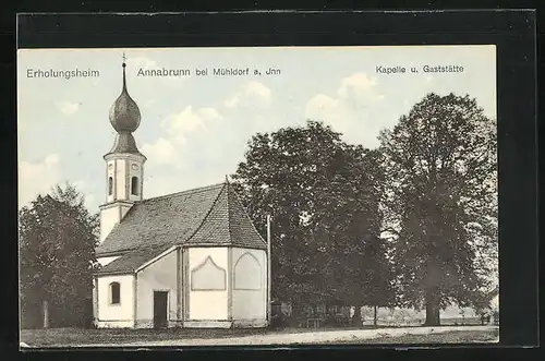 AK Annabrunn, Kapelle und Gaststätte