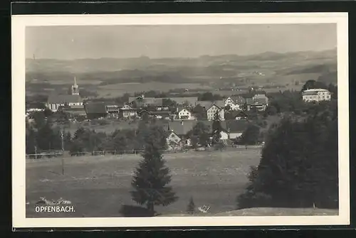 AK Opfenbach, Panoramablick auf den Ort