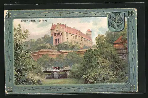 Künstler-AK Nürnberg, Königliche Burg
