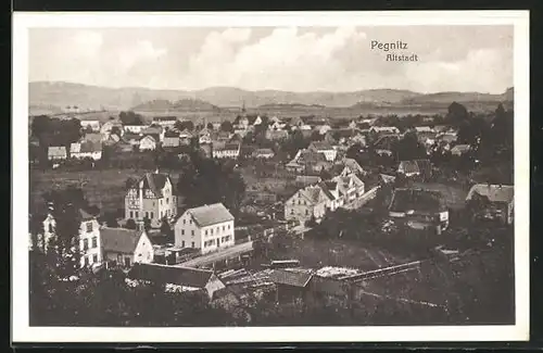 AK Pegnitz, Totalansicht von der Altstadt