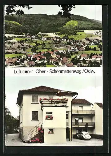 AK Ober-Schönmattenwag, Gasthaus Heimsbrücke, Gesamtansicht