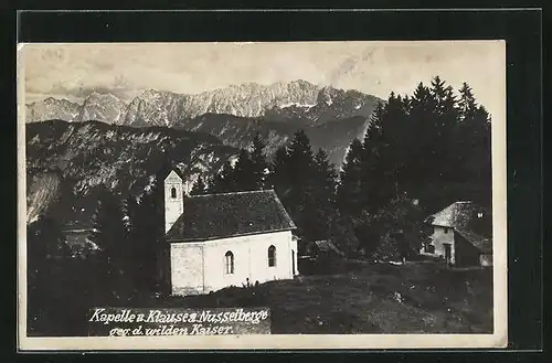 AK Kiefersfelden, Kapelle und Gasthaus Nusselberg