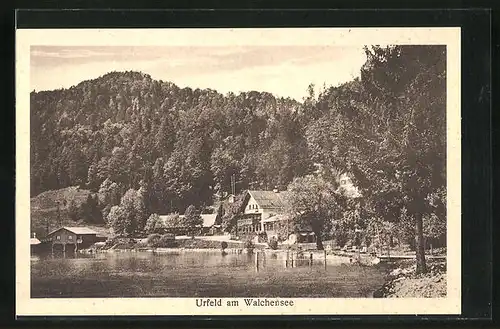 AK Urfeld, Gasthaus am Walchensee