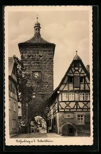 AK Rothenburg o. T., Siebersturm