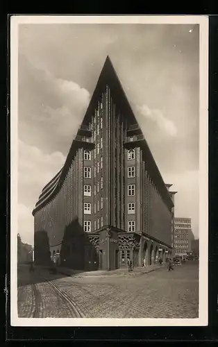 AK Hamburg-Kontorhausviertel, Chilehausspitze
