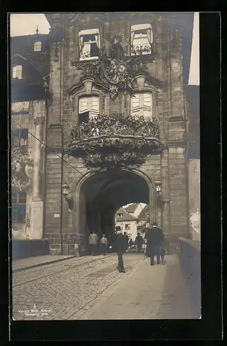 AK Bamberg, Torbogen am Rathaus