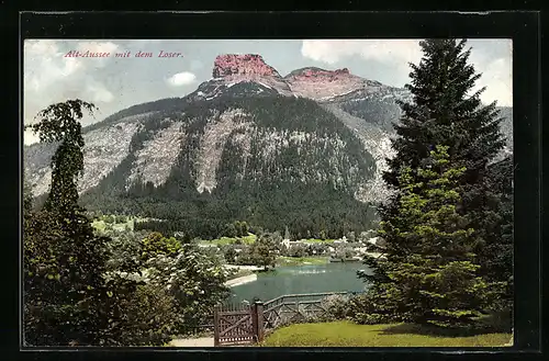 AK Alt-Aussee, Panorama mit Loser