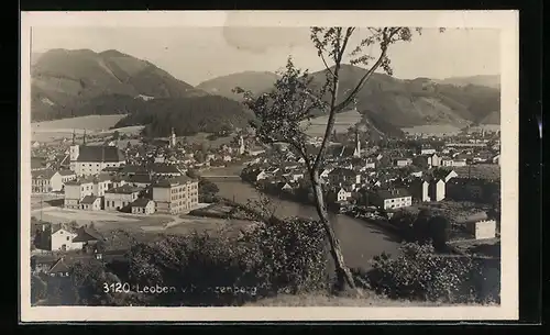 AK Leoben, Blick vom Münzenberg
