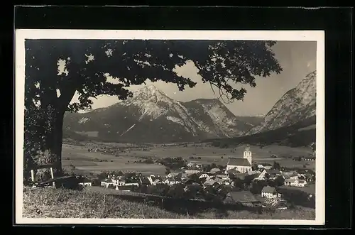 AK Gröbming, Panorama mit Blick auf Stoderzinken